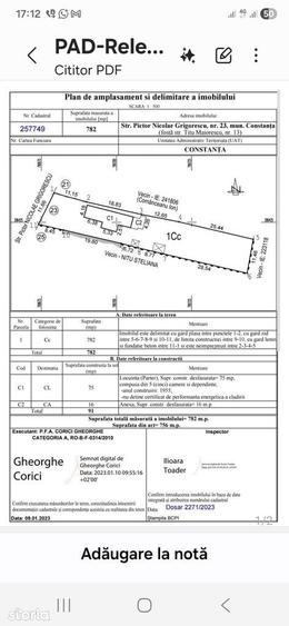 Teren 782 mp | Str. Pictor Nicolae Grigorescu | Zona Stadion | Utilita - 1