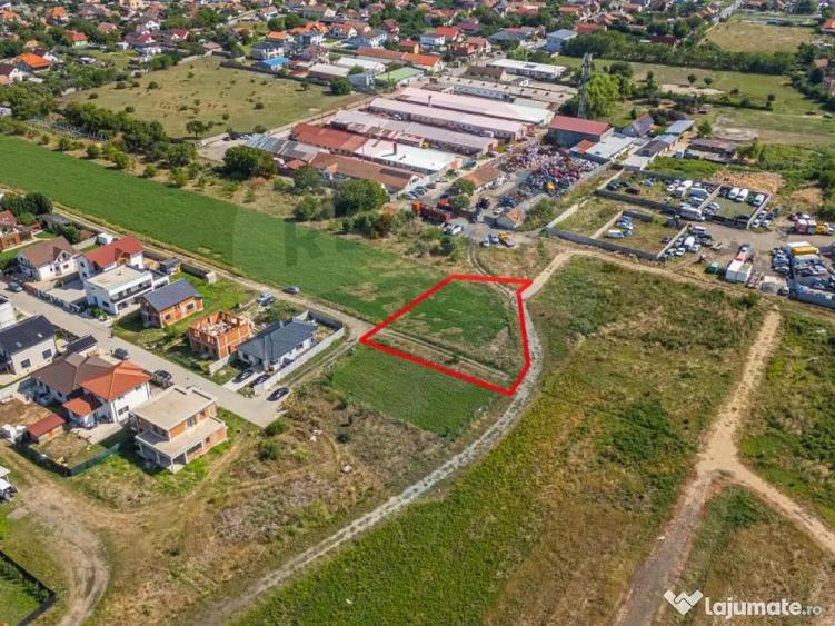 Teren 1237 mp cu PUZ aprobat de vanzare Bujac,Arad - 2