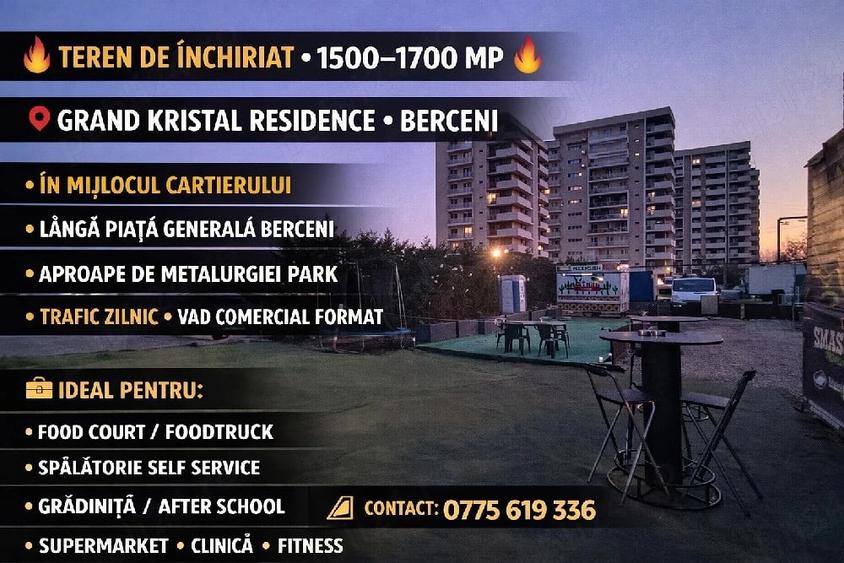 Teren de 1500 mp, în Berceni