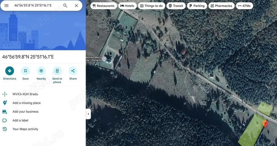 Teren de 9172 mp, în Pintic