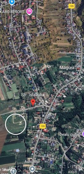 Teren de 1000 mp, în Măgura