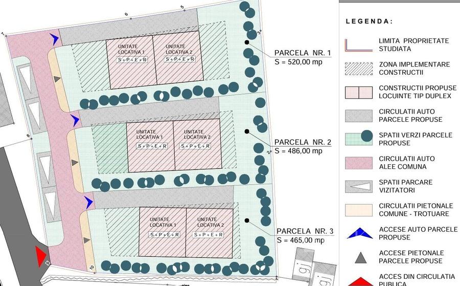 Teren Construcții intravilan de 1770 mp, în Zorilor