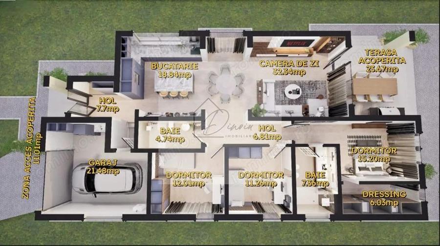 Casa Premium Parcul Verde I 4 camere I Locatie Premium I COMISION 0 - 2