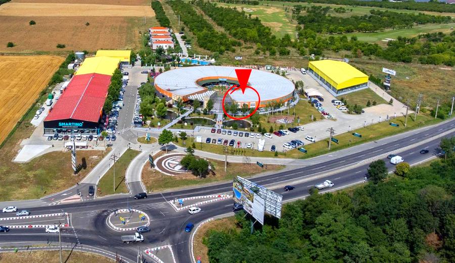 Spațiu comercial de închiriat Snagov Plaza, 250 mp - 750 mp, vizibilitate DN1 - 11