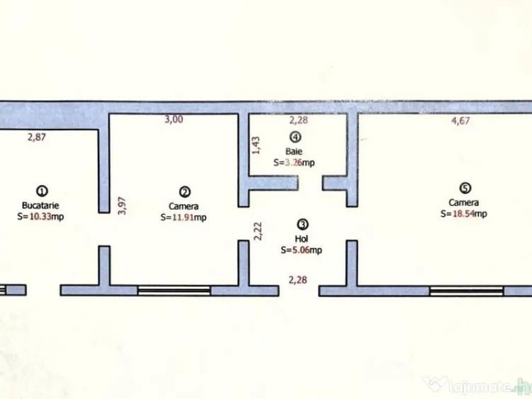 Casa 2 camere zona Promenada Mall - 13