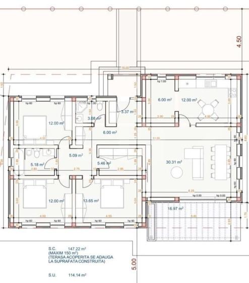 Casa plan parter in Cornesti - Miroslava - 6