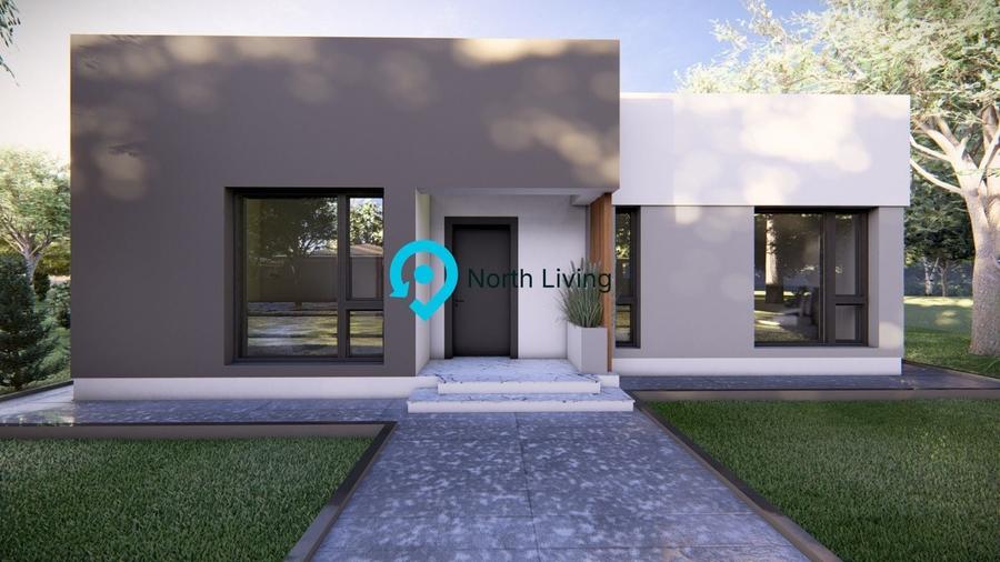 Casă modernă la roșu– Domnești, 500 mp teren - 1