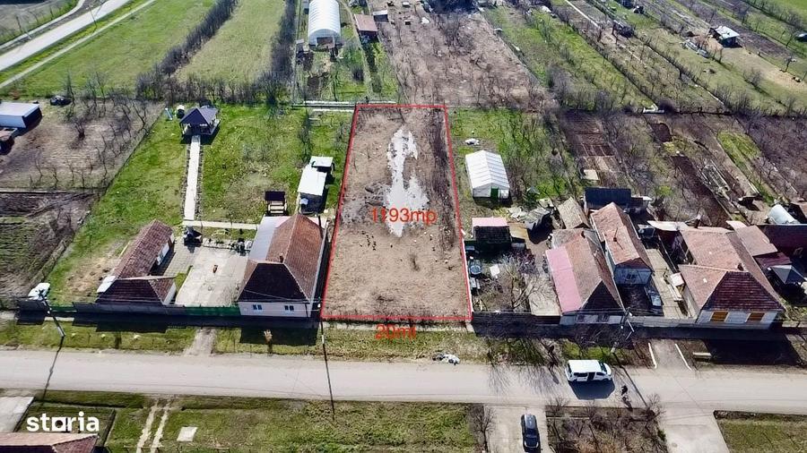 Teren de vanzare 1193mp 20ml Tisa Noua (la intrare) - 2