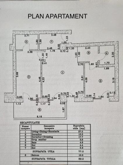 Apartament in Iancu Nicolae -Cortina 126, 3 camere, finisaje de lux, imobil nou - 19