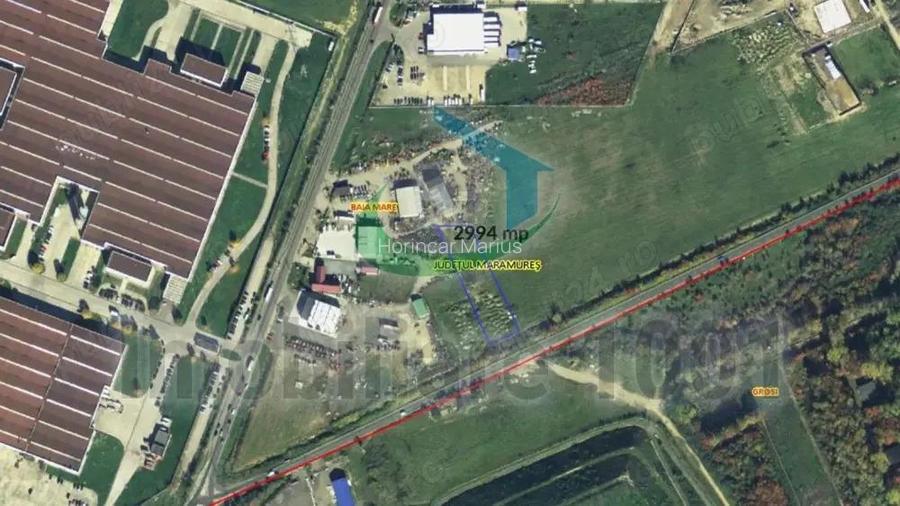 Baia Mare, teren intravilan, zona industriala, suprafata 2994 mp, zona ITALSOFA