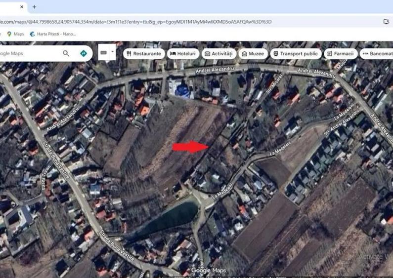 Teren intravilan Bradu, 600 mp - 1