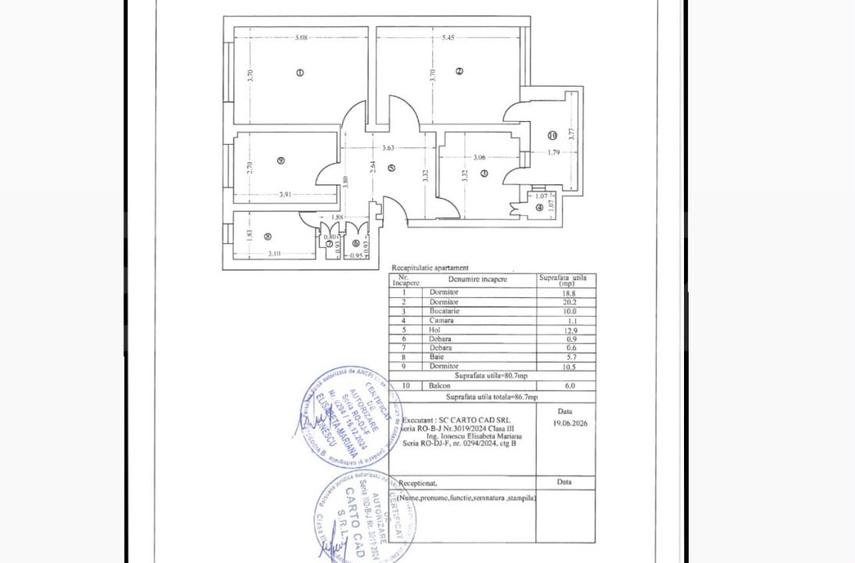 Apartament 3 camere decomandat | Central – Curtea de Apel - 1