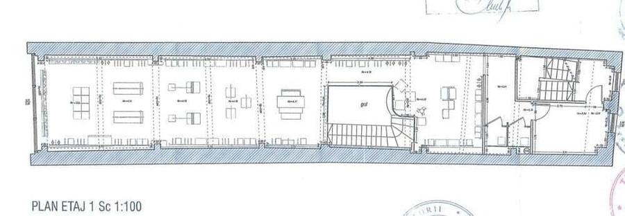 Zona Centrul Isoric Etaj 1 supr 140mp cu intrare separata din strada - 1