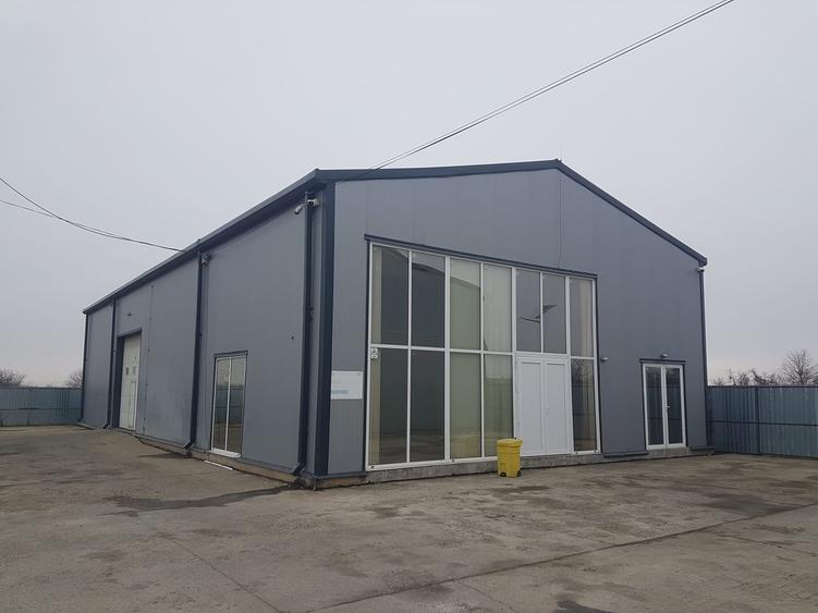 Hala industriala, 300mp, apa canalizare birouri teren 700mp ingradita, acces TIR - 1