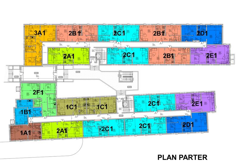 Apartament 2 Camere TIP 2F1 in complex Izbiceni Residence - 2