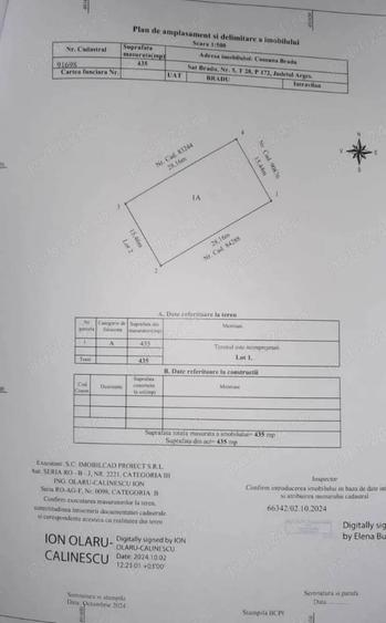 Teren intravilan 435 mp in Bradu - 1