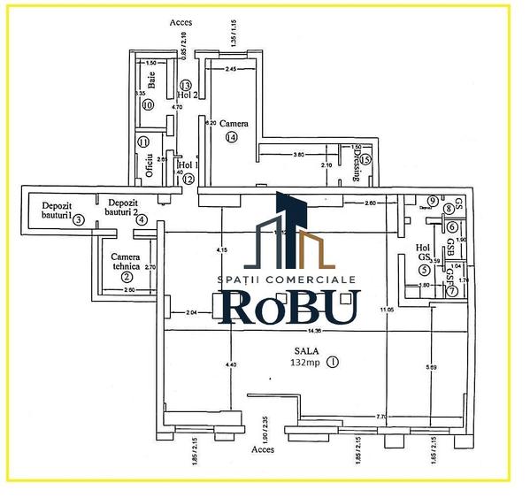 Spatiu comercial 206 mp zona Gemenii # RoBU Spatii comerciale - 1