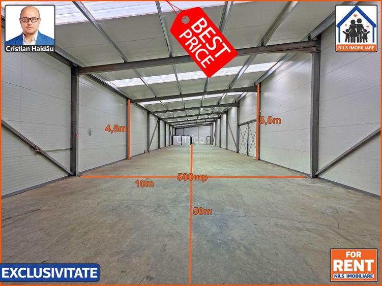 2 x Hala 500mp | 3,2e/mp! | E85 si Macului |Utilitati | Afumati IF