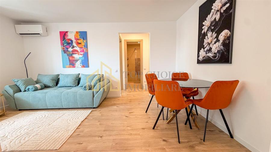 Apartament cu 2 camere decomandat, mobilat în Barbu Văcărescu