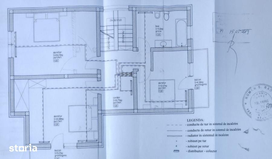 Casă cu 5 camere decomandat cu Teren 570 Mp în Central