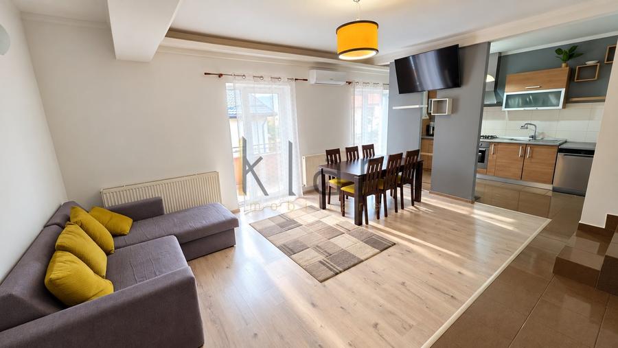 Apartament cu 4 camere semidecomandat, mobilat în Florești
