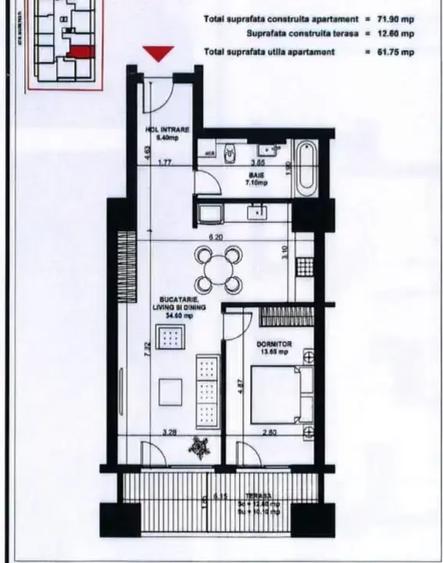 Apartament 2 camere lângă Verita International School - 9