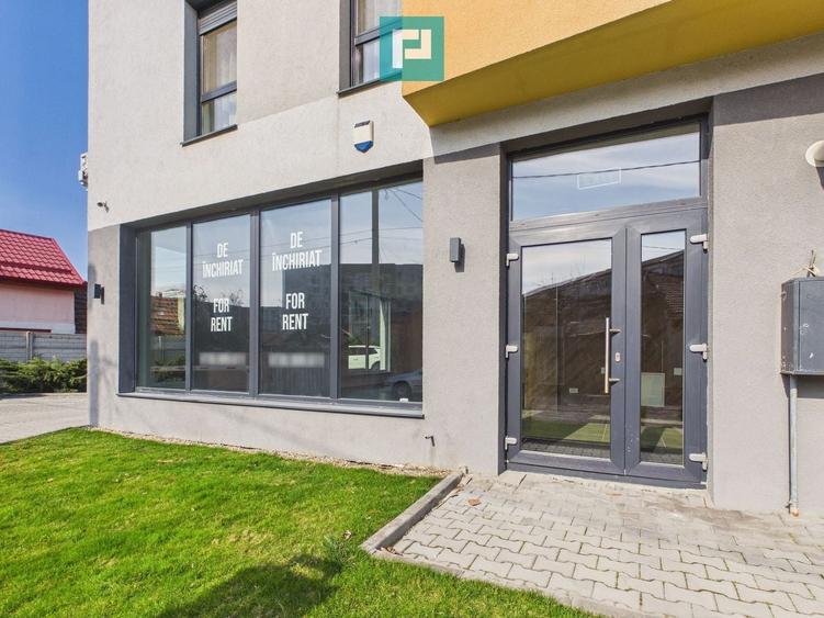 Spațiu comercial nou, 100 mp, vitrine mari, garaj - 1