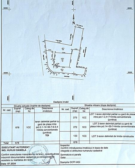 Teren in oras, Tatarasi, 678mp