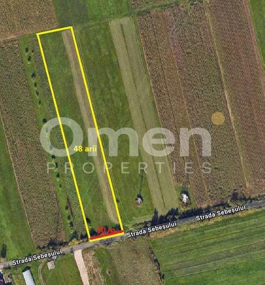 Teren intravilan in Baia Mare de vanzare, 48 arii , strada Sebesului - 4