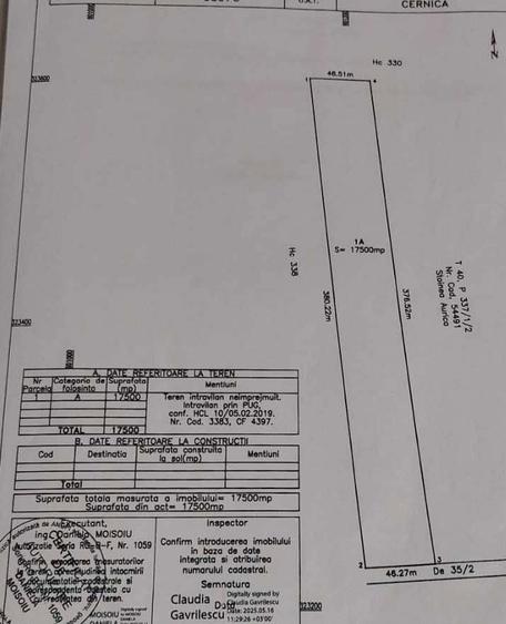 Cernica Ilfov,Caldararu,intravilan,17500mp - 1
