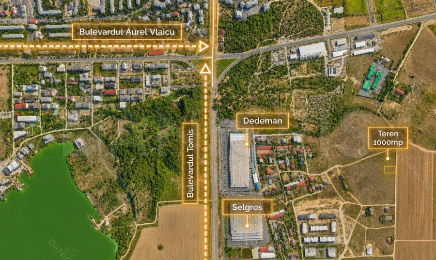 Teren Construcții intravilan de 1014 mp, în Tomis Plus