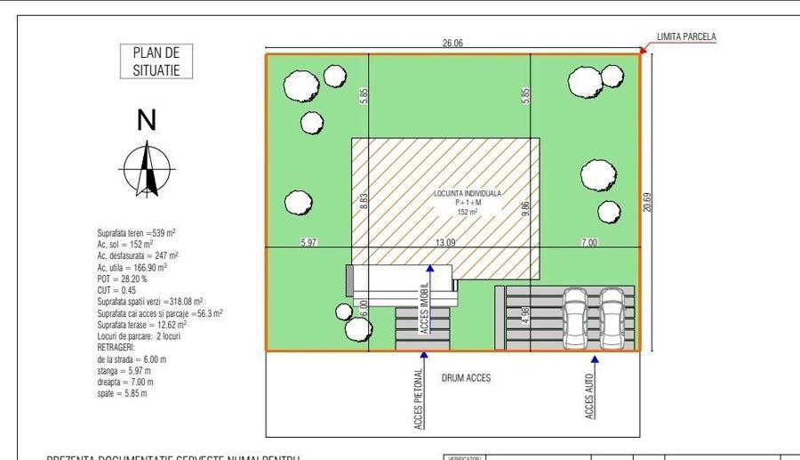 Teren 539 mp de vânzare Tunari  proiect langa Green Space Tunari - 6