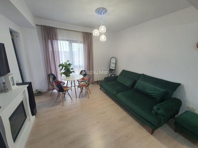 Apartament 2 camere mobilat ,utilat,centrala pe gaz,  totul nou.
