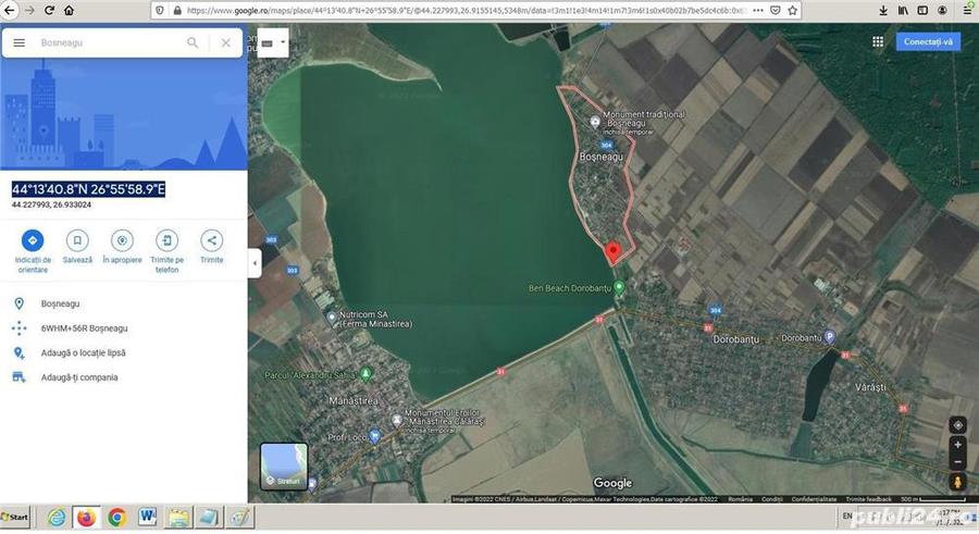 Teren pe malul Lacului Mostistea la 80 km de Bucuresti sau schimb variante Bucuresti- Ilfov - 4