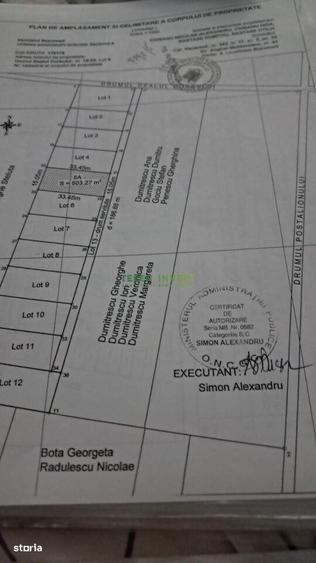 Teren de vanzare 558 mp, Dealul Corbului, Sector 4, Bucure?ti - 2