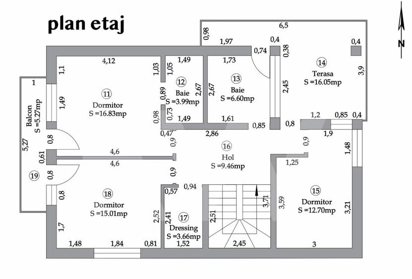 Casa de Vanzare in Cristian, Sibiu - 4 Camere, 2 Terase, Teren 486 - 4