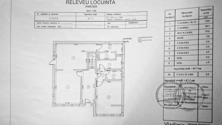 Casă P+1, curte 800 mp in Corbeanca, la sosea - 17