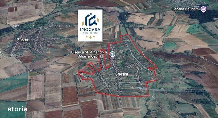 Vanzare Teren Extravilan Arabil, Pasune Chesint, Zabrani Arad, 48.86ha - 4