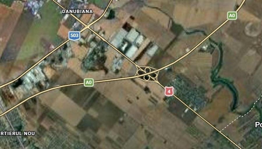 Teren intravilan 6ha cu deschidere 82ml la DN4, apropiere A0 - 1