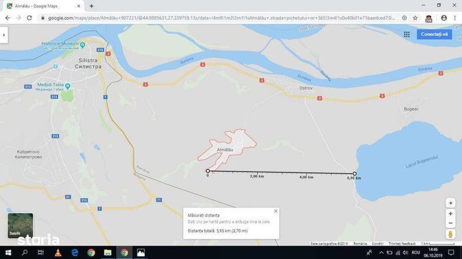 Teren intravilan 8861m - ideal pt ferma, sere - Com Ostrov Sat Almalau - 4
