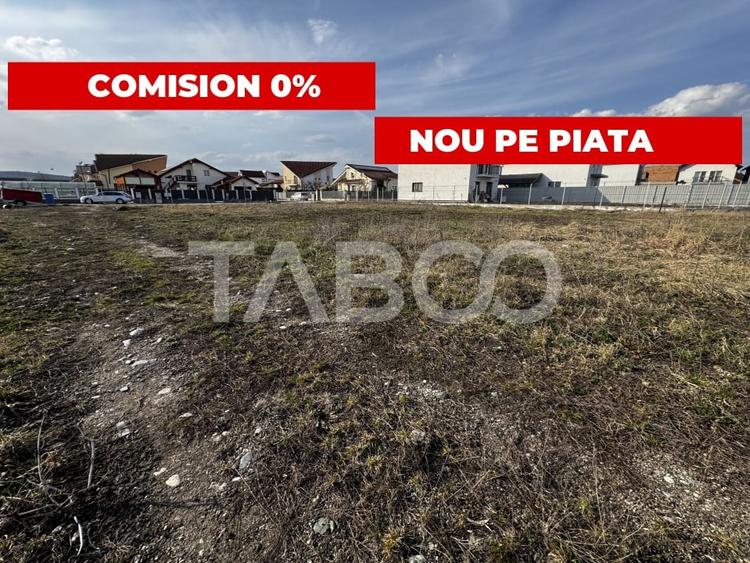 Teren intravilan de 512 mp cu PUZ si utilitati Sura Mica COMISION 0 % - 1