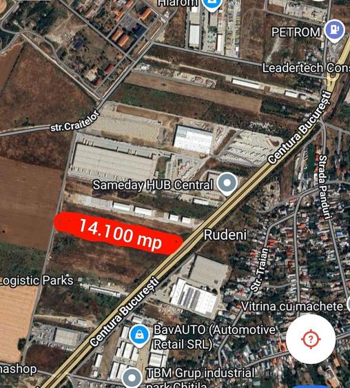 Teren 14.100 mp Centura Bucuresti Sameday Hub Central, Chitila - 2