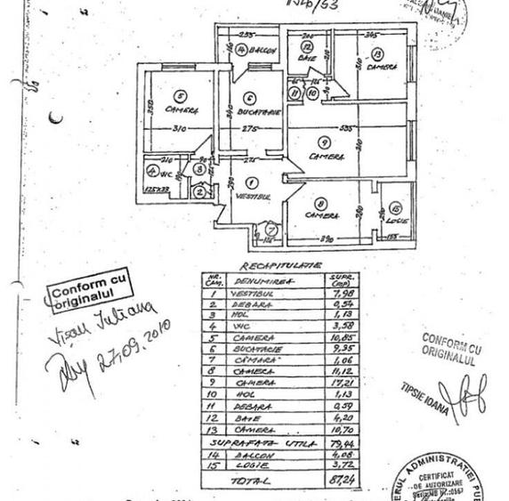 Apartament cu 4 camere, 80 mp, renovat, zona Berceni - negoc - 9