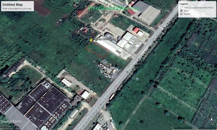 Teren 1.500mp pentru constructii comerciale-industriale- Gradiste strada Petru R - 1