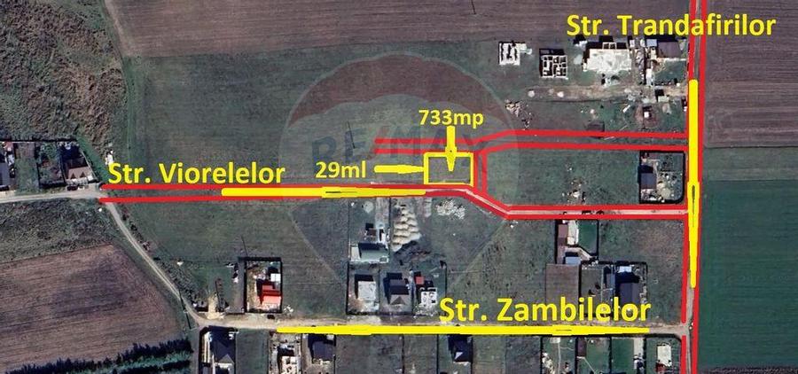 733mp gata de construit/Sanpetru/Front la 3 strazi/Utilit... - 4