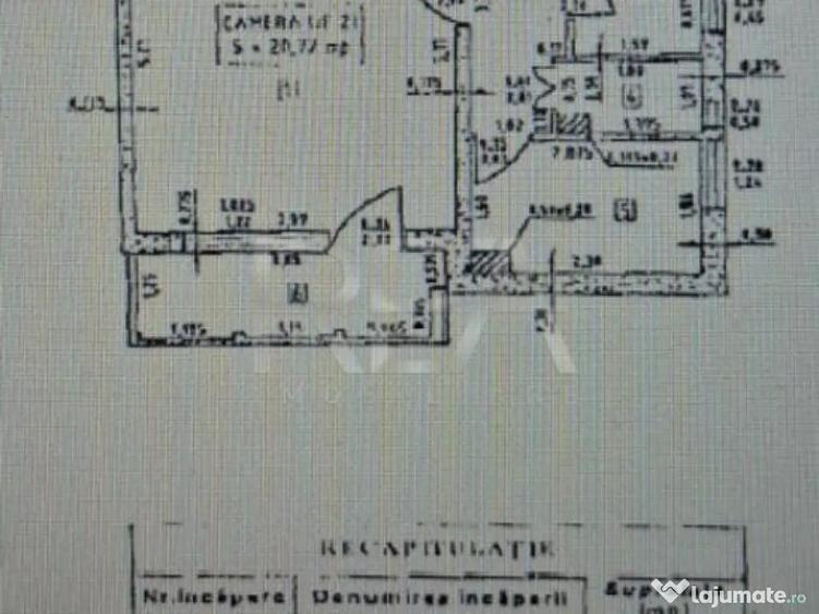 Garsoniera Decebal, et. 1, an 1990, metrou, 41 mp - 1