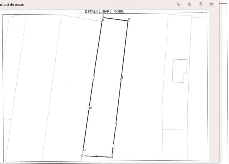 Teren constructie duplex 1906mp front 18ml Iazului - 1