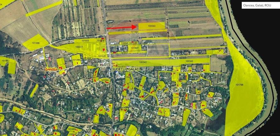 Teren Intravilan de 7000 mp la Granița cu Republica Moldova! - 2