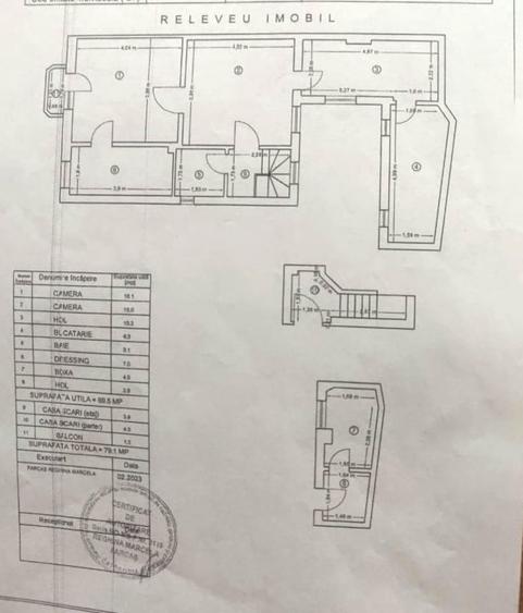 De inchiriat ap in casa | 3 camere Parcul Carol | Birou sau Rezidential - 17
