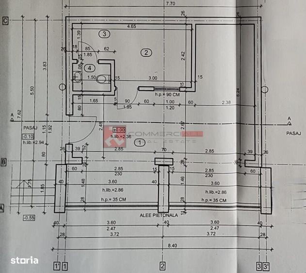 Spațiu comercial, de 67 mp, în Astra